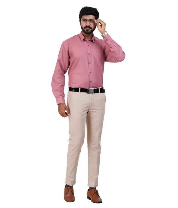 Pink_Cotton_Shirt_For_Men