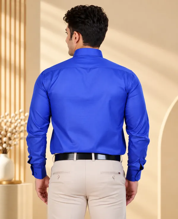 Royal_Blue_Cotton_Shirt_For_Men