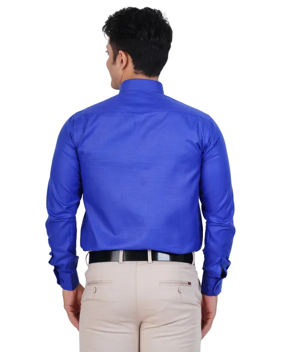 Royal_Blue_Cotton_Shirt_For_Men