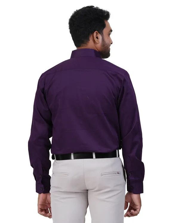 Purple_Satin_Cotton_Shirt_For_Men