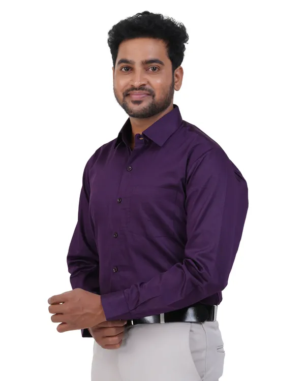 Purple_Satin_Cotton_Shirt_For_Men