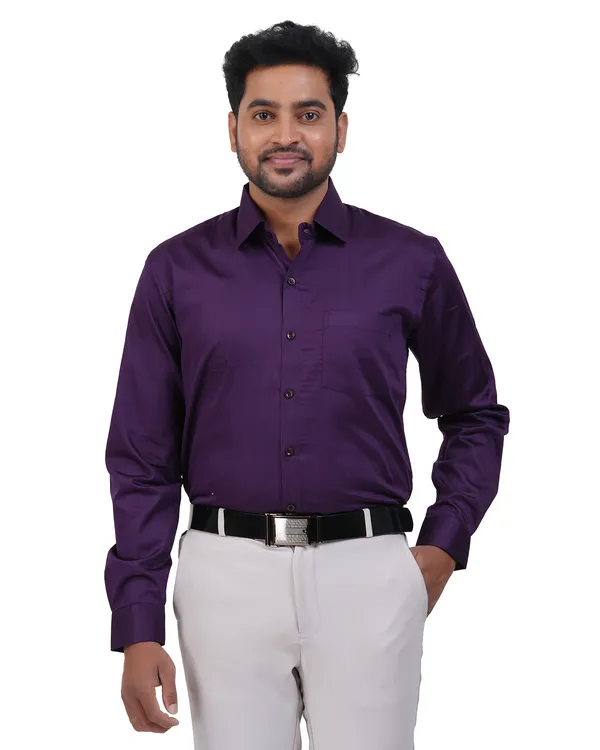 Purple_Satin_Cotton_Shirt_For_Men