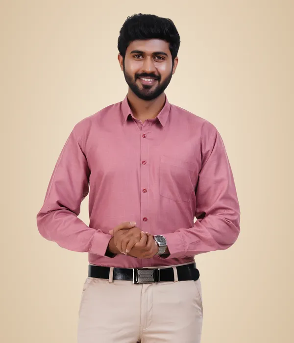 Pink_Cotton_Shirt_For_Men