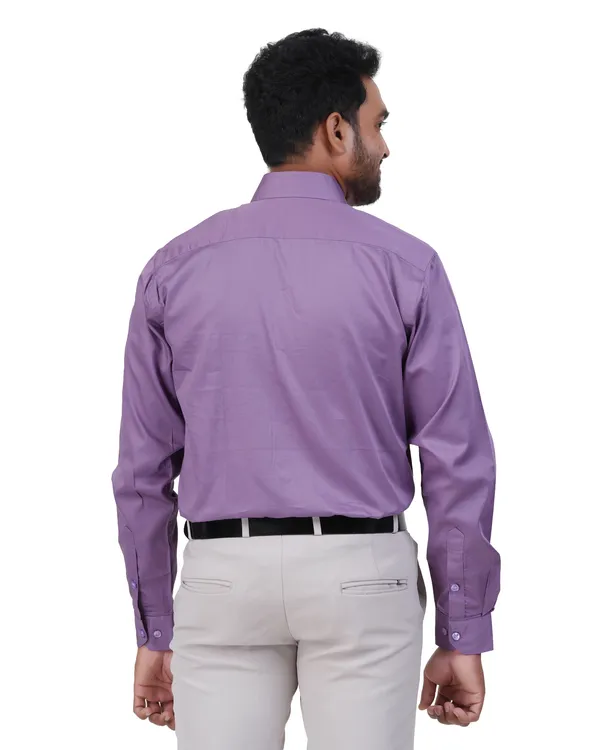 Light_Purple__Satin_Cotton_Shirt_For_Men