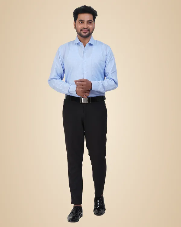Light_Blue_Linen_Cotton_Shirt_For_Men