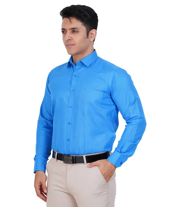 Blue_Cotton_Shirt_For_Men
