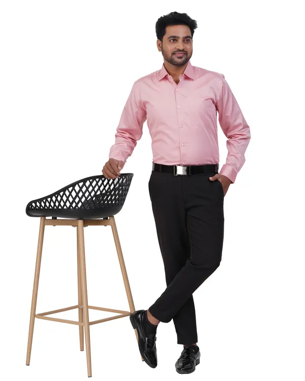 Light_Pink_Satin_Cotton_Shirt_For_Men