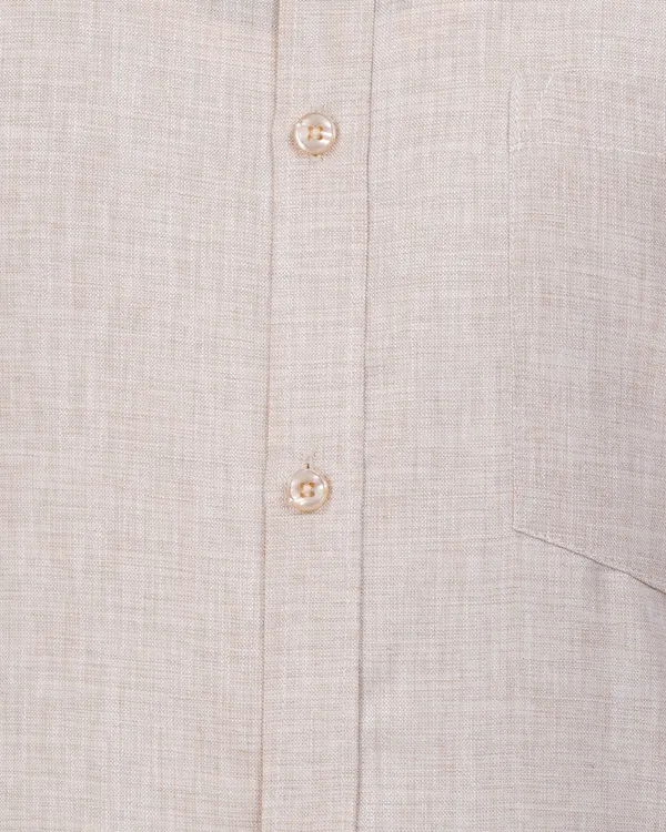 Beige_Linen__Cotton_Shirt_For_Men