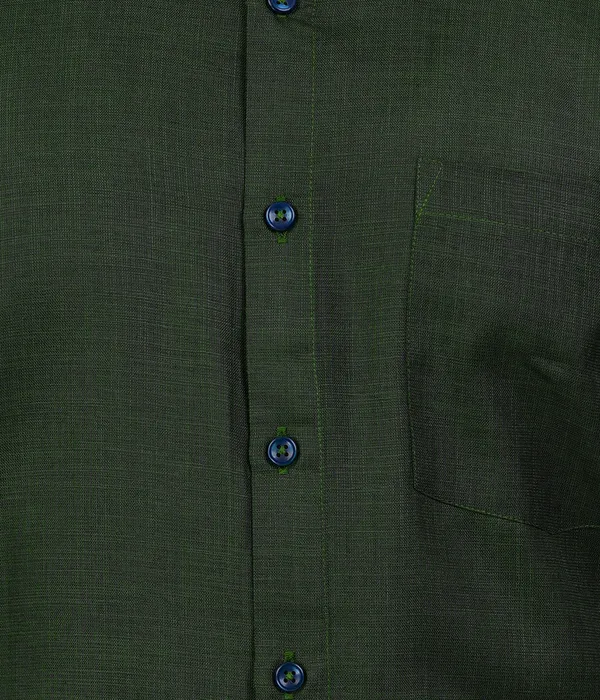 Dark_Green_Cotton_Shirt_For_Men