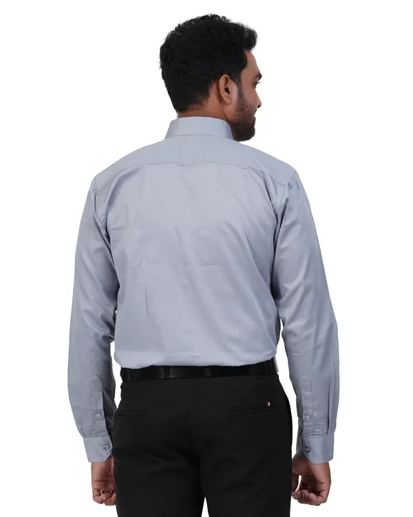 Grey_Satin_Cotton_Shirt_For_Men