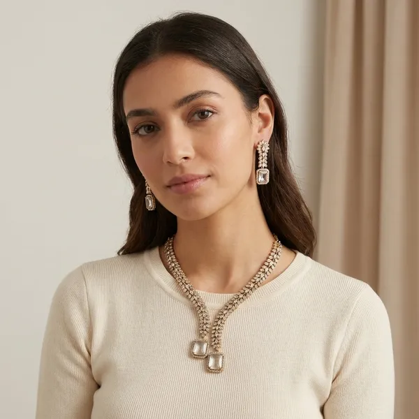 Gold_Sparkling_Crystal_Necklace_And_Earrings_Set
