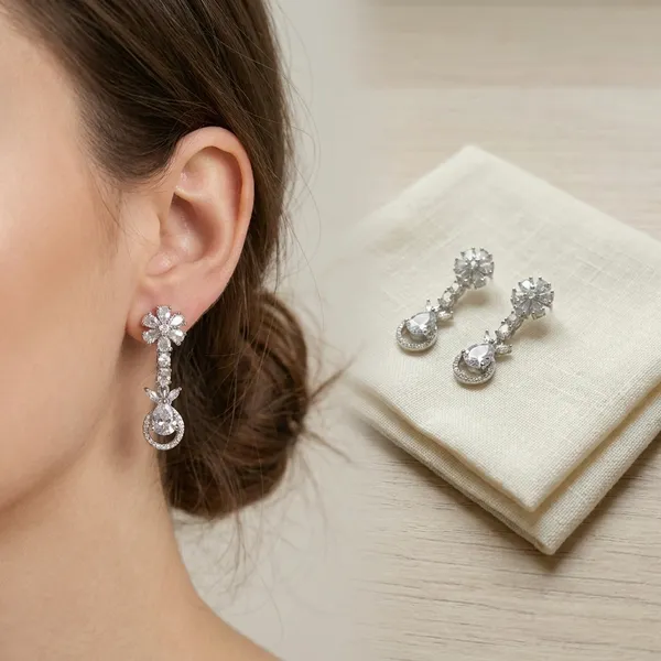 Silver_Toned_Elegant_Drop_Earrings_With_Crystal_Embellishments