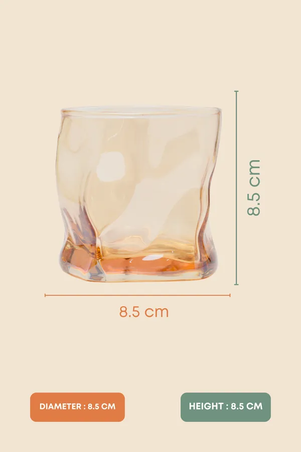 Sculpted_Amber_Wave_Whiskey_Glass_Set_Of_6_300Ml
