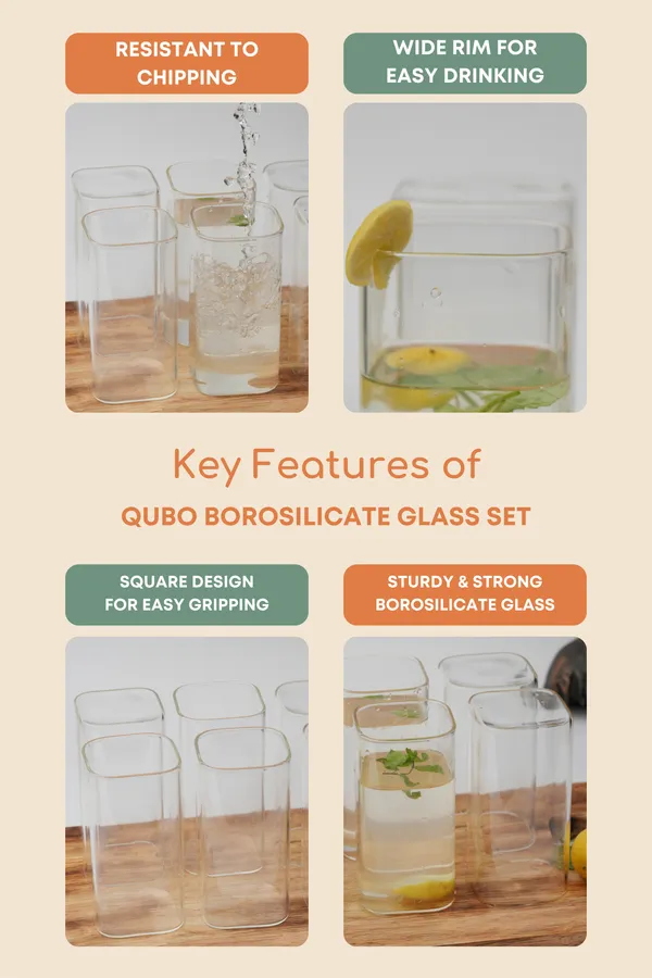 Qubo_Borosilicate_Glass_Set_Of_6_320Ml