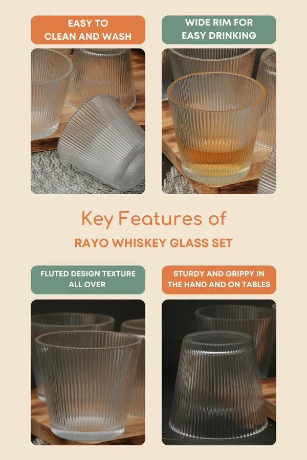 Rayo_Whiskey_Glass_Set_Of_6_290Ml