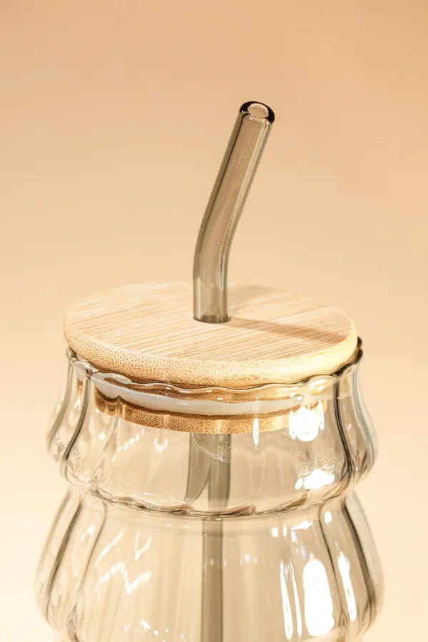 Smoke_Ripple_Glass_Tumbler_With_Wooden_Lid_Glass_Straw_Set_Of_2_480Ml