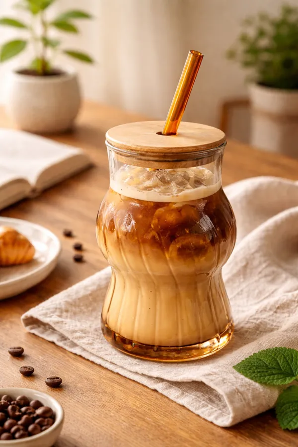 Amber_Wave_Glass_Tumbler_With_Wooden_Lid_Glass_Straw_Set_Of_2_480Ml