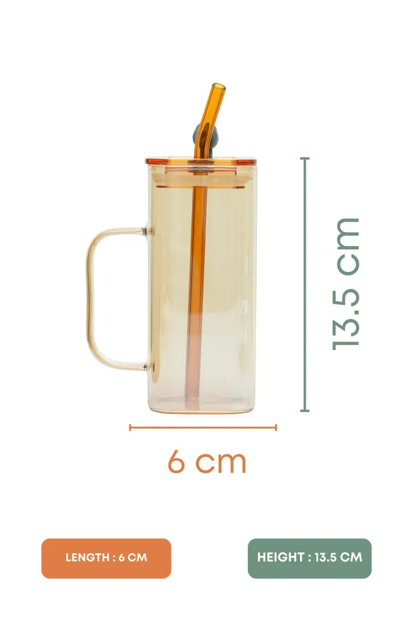 Amber_Cube_Glass_Tumbler_With_Glass_Lid_Glass_Straw_Set_Of_2_380Ml