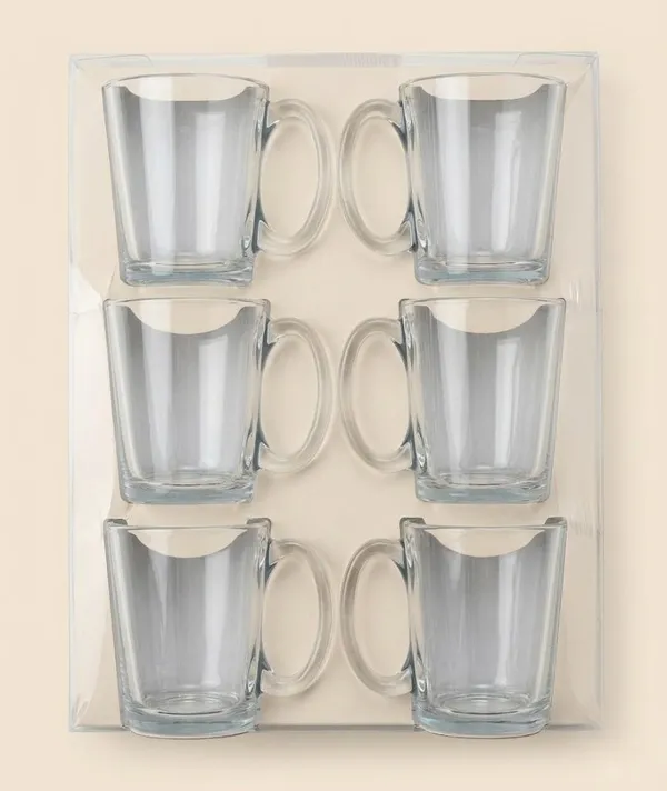 Clearvue_Caf_Glass_Mug_Set_Of_6_310Ml