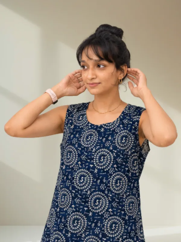 Navy_Blue_Warli_Print_Sleeveless_Top_for_Women