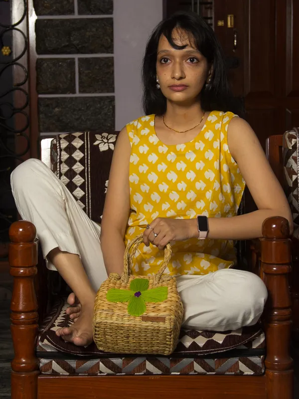 Yellow_Abstract_Petal_Motifs_Sleeveless_Cotton_Top_for_Women