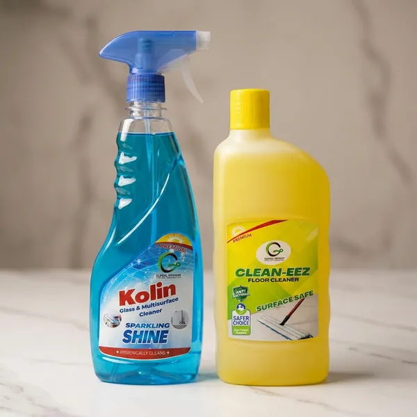 Kolin_Glass_And_Mirror_Cleaner,_Global_Hygiene_Toilet_Cleaner,_And_Clean-Eez_Floor_Cleaner_Combo_Pack