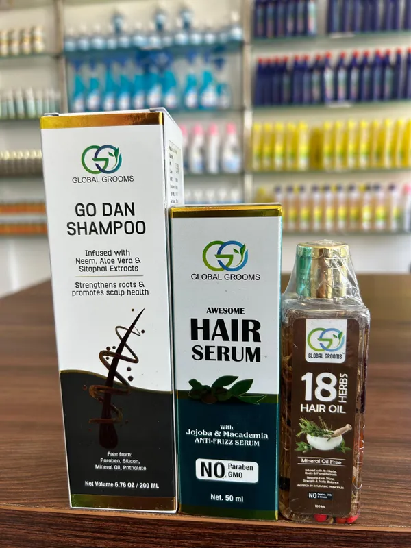 Global_Grooms_Hair_Care_Combo_-_Go_Dan_Shampoo,_Awesome_Hair_Serum_And_18_Herbs_Hair_Oil