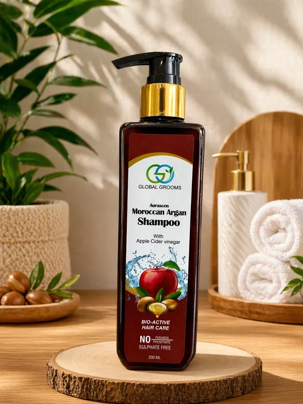 Global_Grooms_Moroccan_Argan_Shampoo_With_Apple_Cider_Vinegar_-_Sulphate_Free_Bio-Active_Hair_Care_(200_Ml)