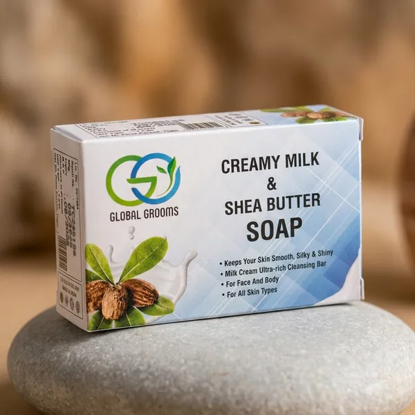 Creamy_Milk_And_Shea_Butter_Soap_-_Pack_Of_6_(75Gm_Each)
