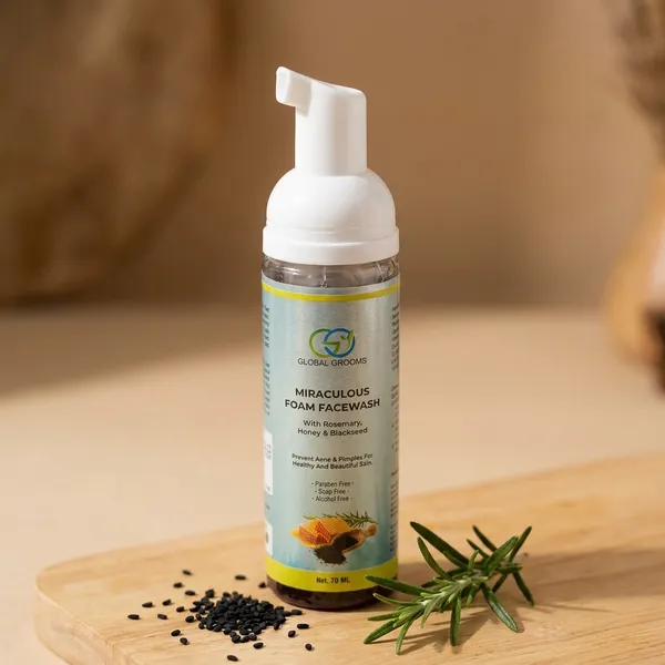 Global_Grooms_Miraculous_Foam_Face_Wash_With_Rosemary,_Honey_And_Blackseed_-_70Ml