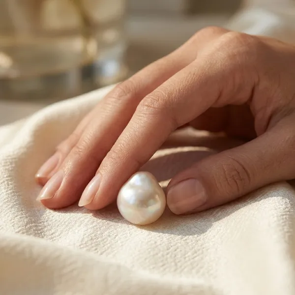 White_Natural_Pearl_Premium_Gemstone_For_Unisex