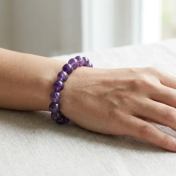Purple_Natural_Amethyst_Stone_Bracelet_For_Unisex