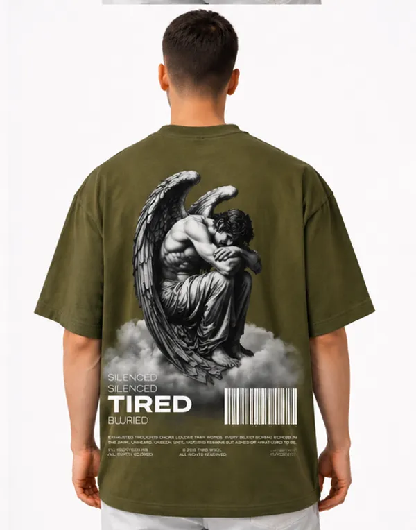 Army_Green_Silenced_Printed_Cotton_T-Shirt_For_Men