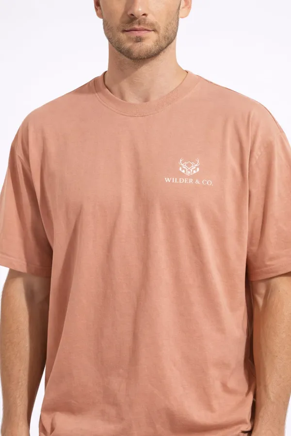 Rose_Pink_Samurai_Printed_Cotton_T-Shirt_For_Men
