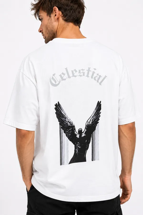 White_Celestial_Printed_Cotton_T-Shirt_For_Men