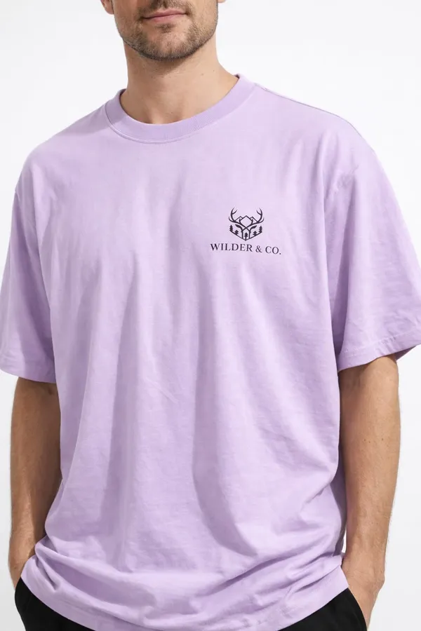Lavender_Celestial_Printed__Cotton_T-Shirt_For_Men
