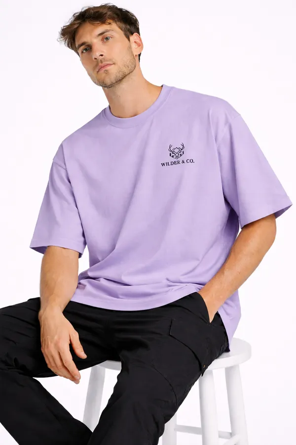 Lavender_Armored_Printed_Cotton_T-Shirt_For_Men