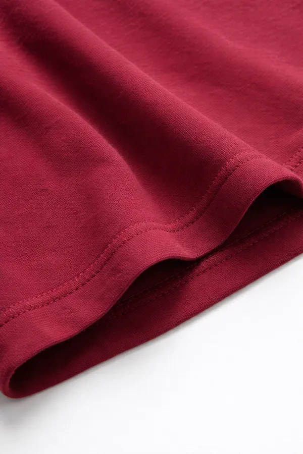 Maroon_Samurai_Printed_Cotton_T-Shirt_For_Men
