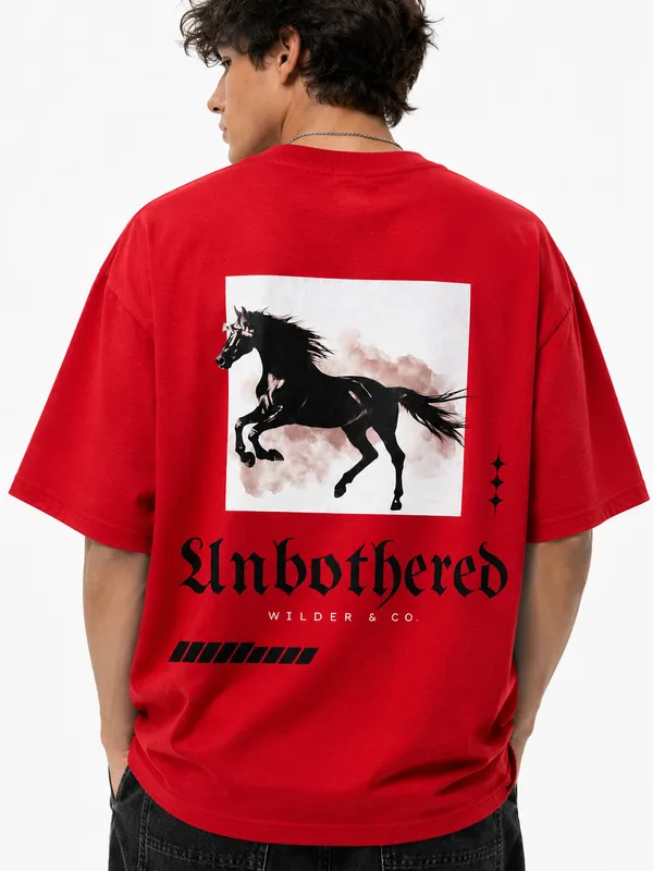 Red_Unbothered_Printed_Cotton_T-Shirt_For_Men