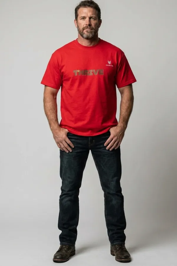 Red_Cotton_T-Shirt_For_Men