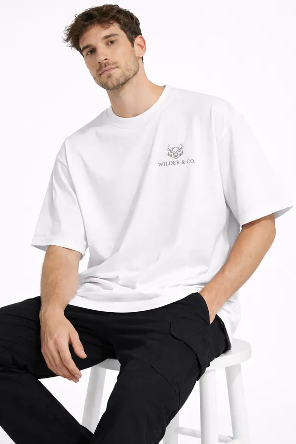 White_Samurai_Printed_Cotton_T-Shirt_For_Men