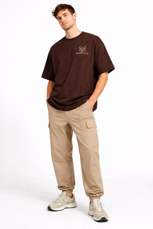 Brown_Cotton_T-Shirt_For_Men