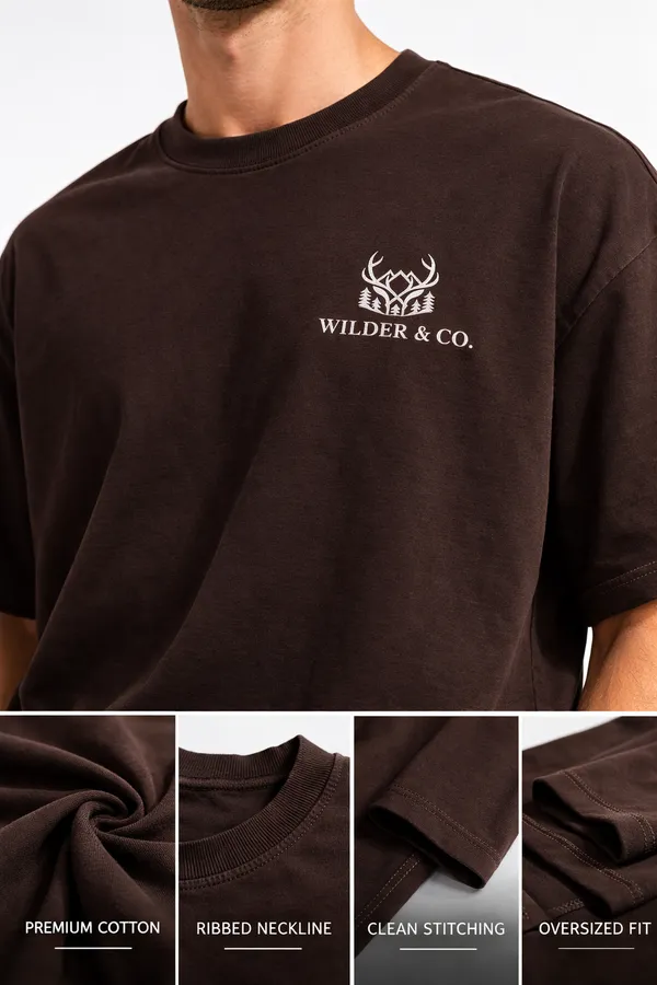 Brown_Cotton_T-Shirt_For_Men