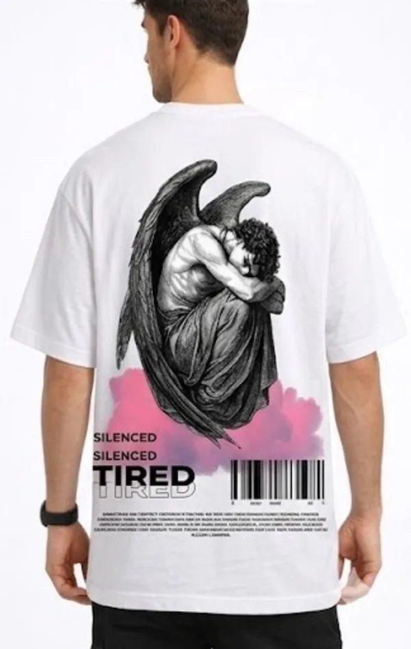 White_Silenced_Printed_Cotton_T-Shirt_For_Men