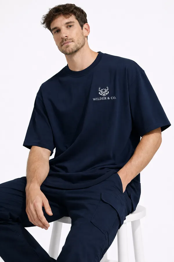 Navy_Silenced_Printed_Cotton_T-Shirt_For_Men