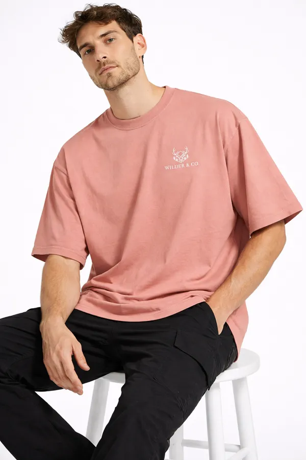 Rose_Pink_Silenced_Printed_Cotton_T-Shirt_For_Men