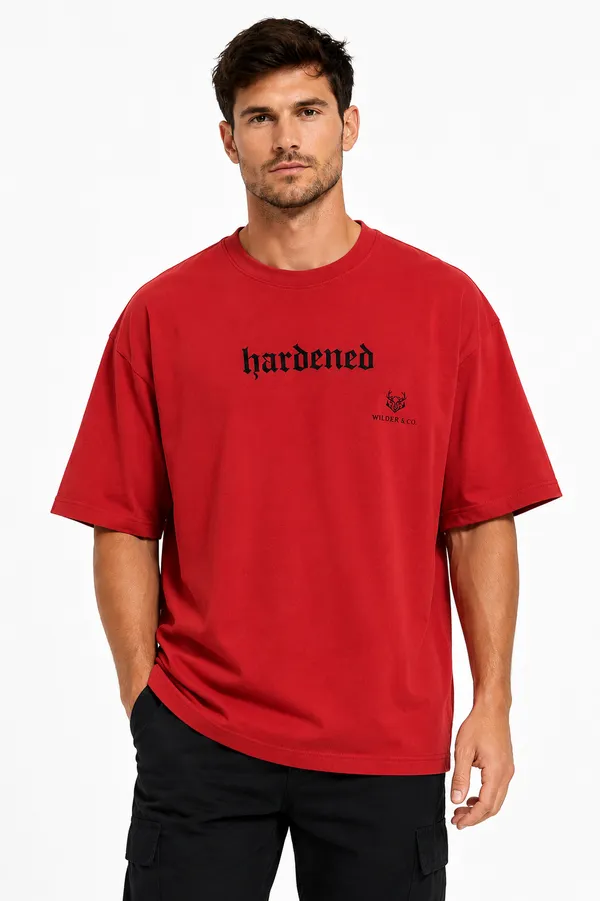 Red_Hardened_Printed_Cotton_T-Shirt_For_Men