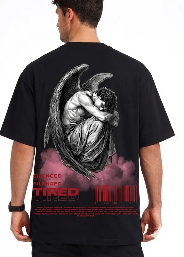 Black_Silenced_Printed_Cotton_T-Shirt_For_Men