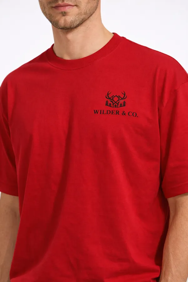 Red_Cotton_T-Shirt_For_Men
