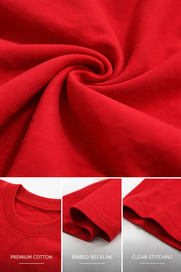 Red_Cotton_T-Shirt_For_Men